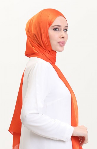 Jan Jan Şifon Şal 70239-19 Oranj