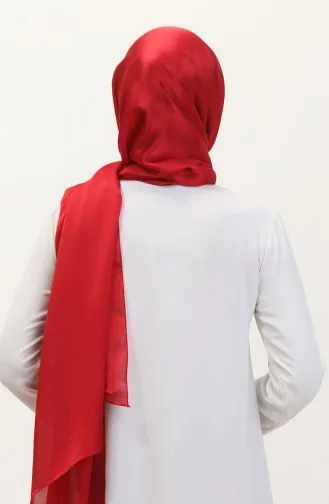 Jan Jan Şifon Şal 70239-25 Kırmızı