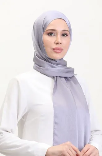Jan Jan Şifon Şal 70239-28 Açık Gri
