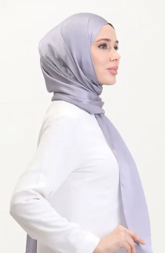 Jan Jan Şifon Şal 70239-28 Açık Gri