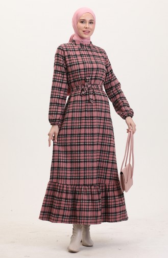 Dusty Rose İslamitische Jurk 0561-02