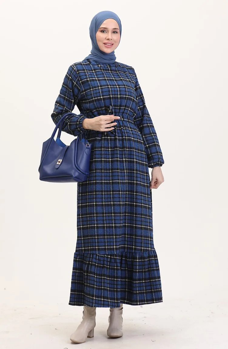 Robe Ceinturée En Tissu Lumberjack 0561-03 Saks 0561-03