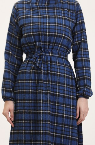 Saxon blue İslamitische Jurk 0561-03