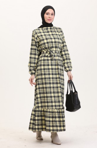 Yellow İslamitische Jurk 0561-04