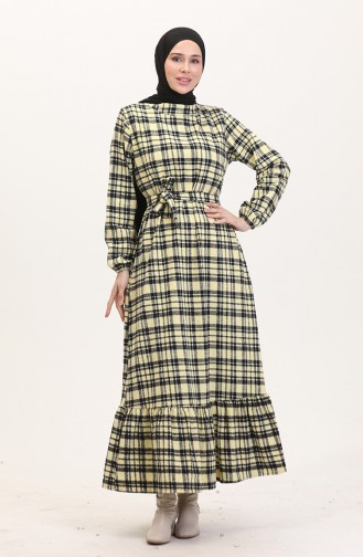 Yellow İslamitische Jurk 0561-04