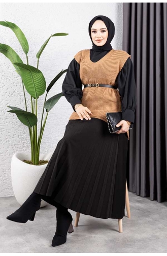 كنزة عسلي 550-03