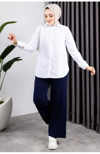 Navy Blue Broek 350-05