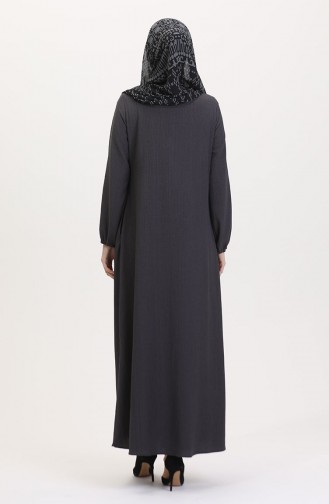 عباءه أسود فاتح 1027-07