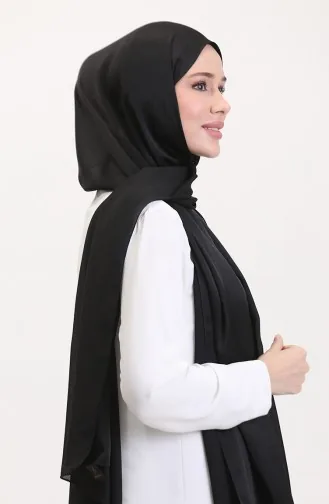 شال شيفون جان جان 70239-01 أسود 70239-01