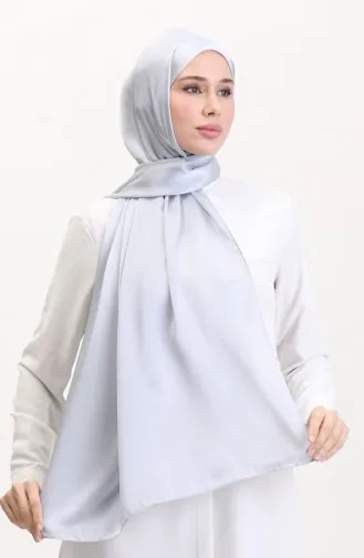 Jan Jan Chiffon Shawl 70239-02 Silver Gray 70239-02