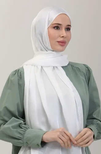 Jan Jan Chiffon-Schal 70239-24 Weiß 70239-24