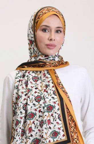 Ottoman Şal 70251-01 Hardal Haki