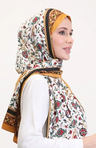 Ottoman Şal 70251-01 Hardal Haki