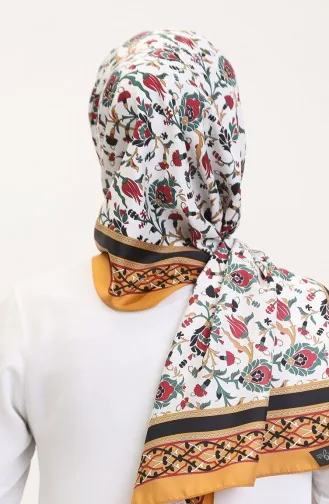 Ottoman Şal 70251-01 Hardal Haki