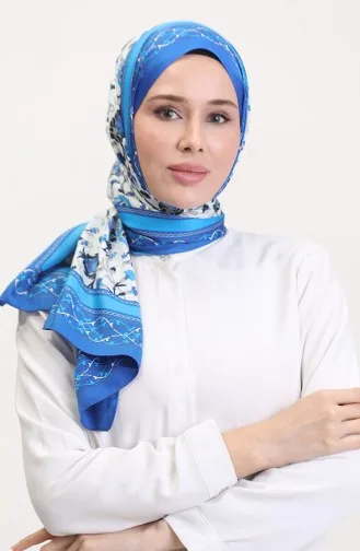 Ottoman Şal 70251-07 Saks İndigo