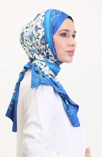 Ottoman Şal 70251-07 Saks İndigo