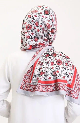 Ottoman Şal 70251-09 Gri Bordo