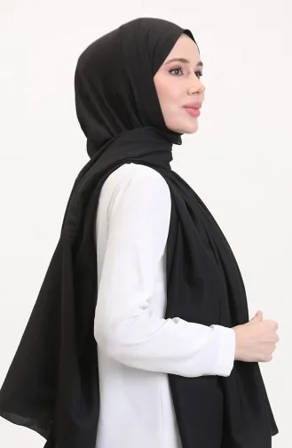 Cotton Caz Şal 70257-01 Siyah