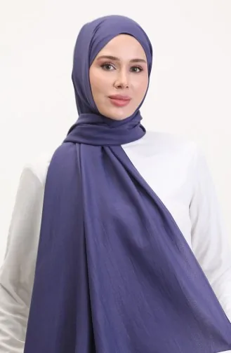 Cotton Caz Şal 70257-04 Açık Lacivert