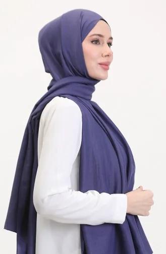 Cotton Caz Şal 70257-04 Açık Lacivert