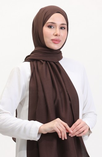 Cotton Caz Şal 70257-07 Acı Kahve