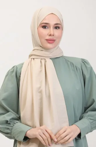 Cotton Caz Şal 70257-10 Kemik