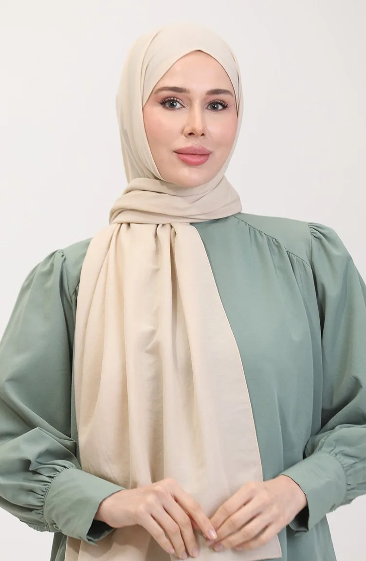 Cotton Caz Şal 70257-10 Kemik