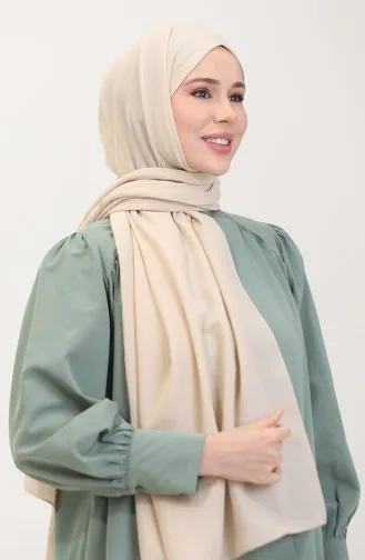 Cotton Caz Şal 70257-10 Kemik