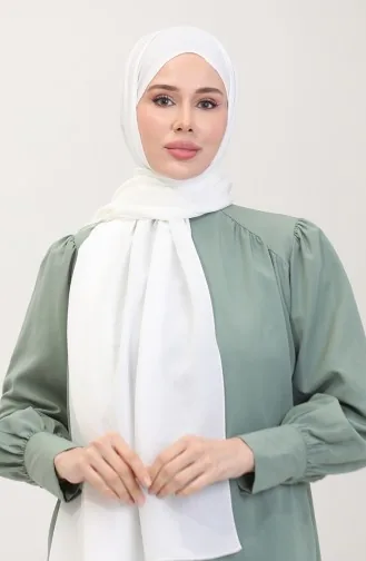 Cotton Caz Şal 70257-12 Ekru