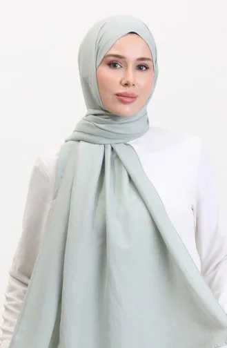 Cotton Caz Şal 70257-13 Su Yeşili