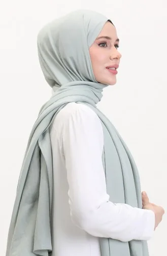 Cotton Caz Şal 70257-13 Su Yeşili