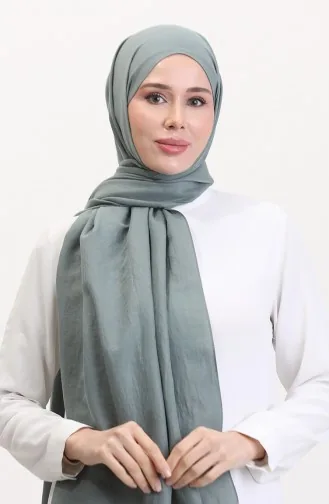 Katoenen Jazz Sjaal 70257-14 Amandelgroen 70257-14