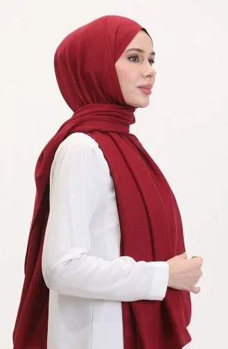 Katoenen Jazz Sjaal 70257-17 Bordeaux Rood 70257-17