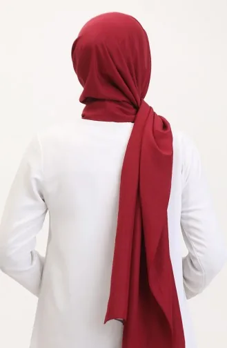 Katoenen Jazz Sjaal 70257-17 Bordeaux Rood 70257-17