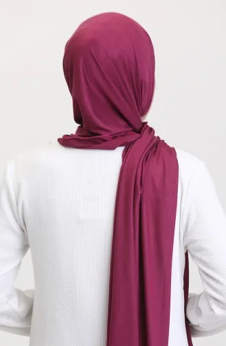 Viskon Penye Şal 70272-08 Açık Mürdüm
