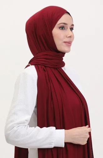 Viskon Penye Şal 70272-11 Vişne