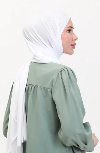 Châle En Viscose Peignée 70272-16 Blanc 70272-16
