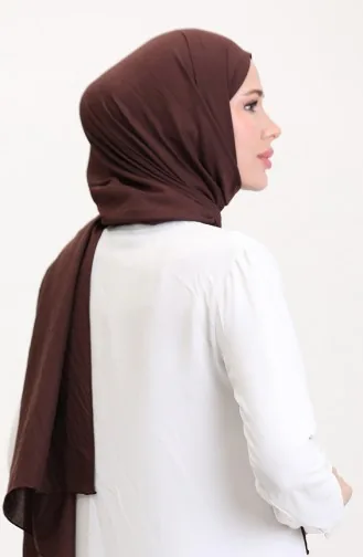 Soft Cotton Shawl 2000-57 Dark Brown 2000-57