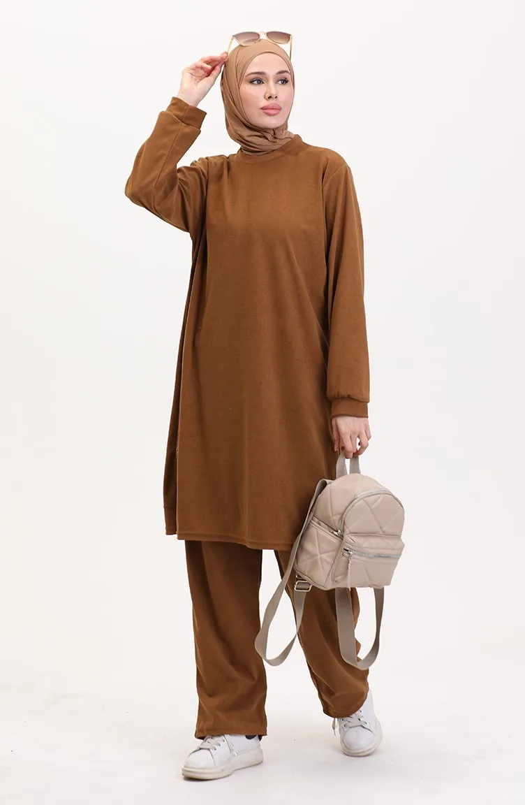 Ensemble Deux Pièces Tunique Et Pantalon 0565-02 Tan 0565-02