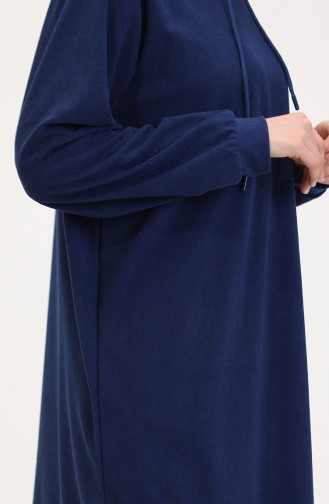 Kapüşonlu Tunik Pantolon İkili Takım 0566-02 Saks