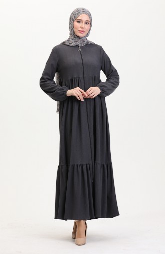 Anthracite Abaya 1018-10