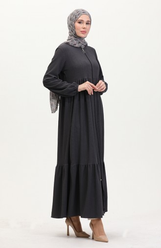 Anthracite Abaya 1018-10