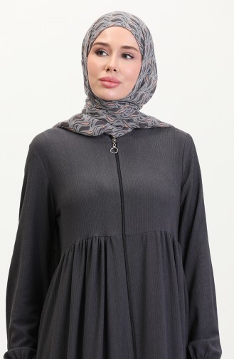 Anthracite Abaya 1018-10