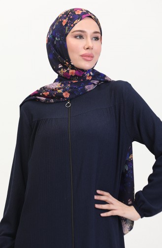 عباءه أزرق كحلي 5055-04