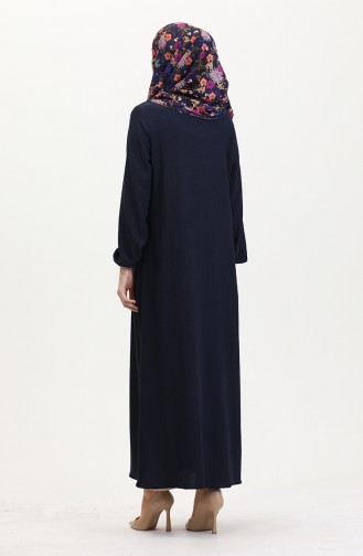 عباءه أزرق كحلي 5055-04