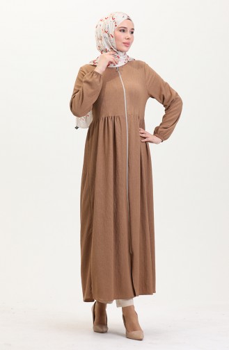 Milk Coffee Abaya 5056-01
