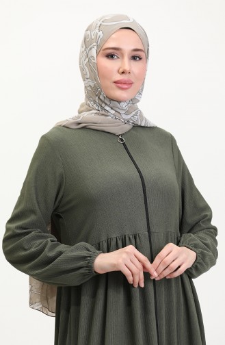 Khaki Abaya 5056-03