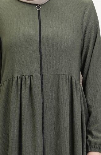 Khaki Abaya 5056-03