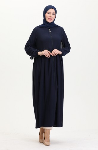 Navy Blue Abaya 5056-04