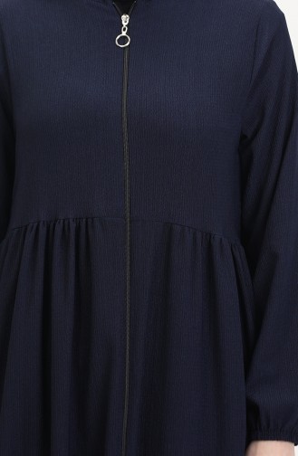 Navy Blue Abaya 5056-04